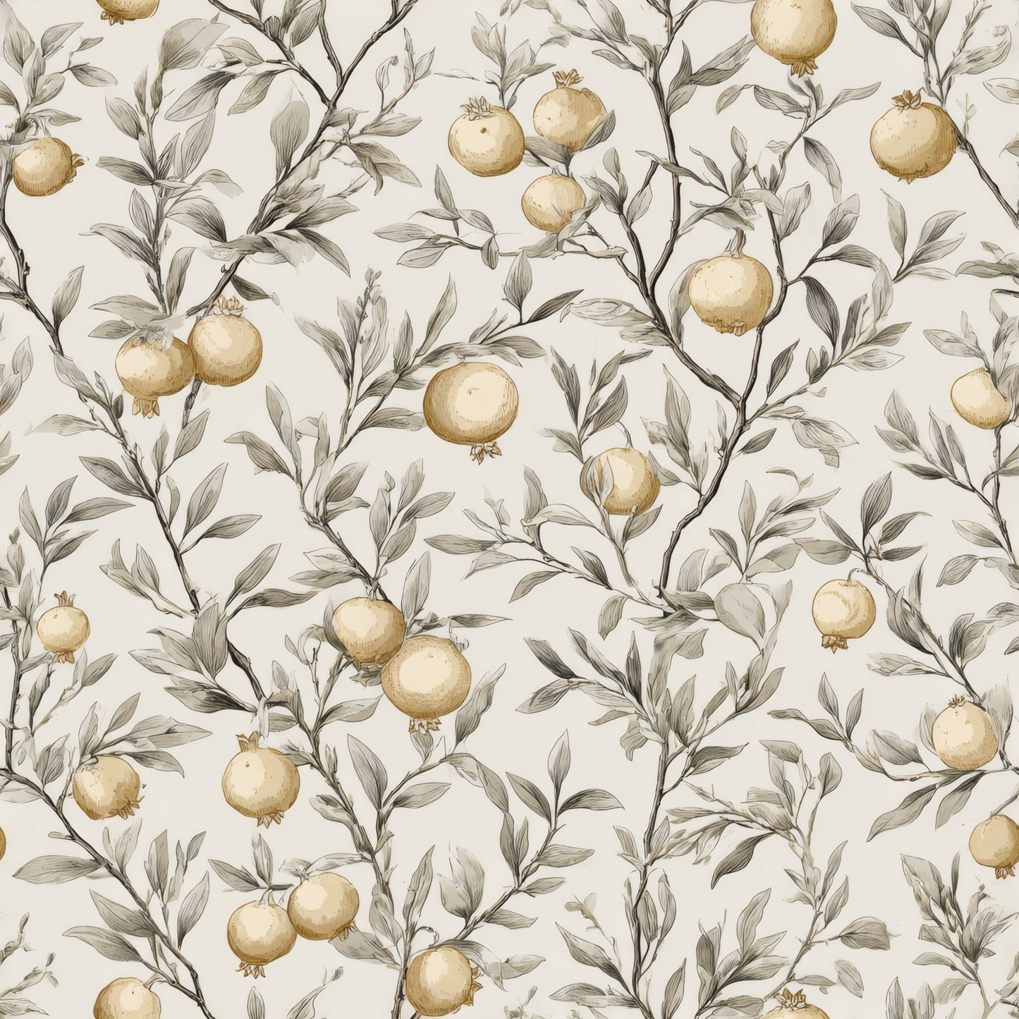 Glimmering Citrus Wallpaper