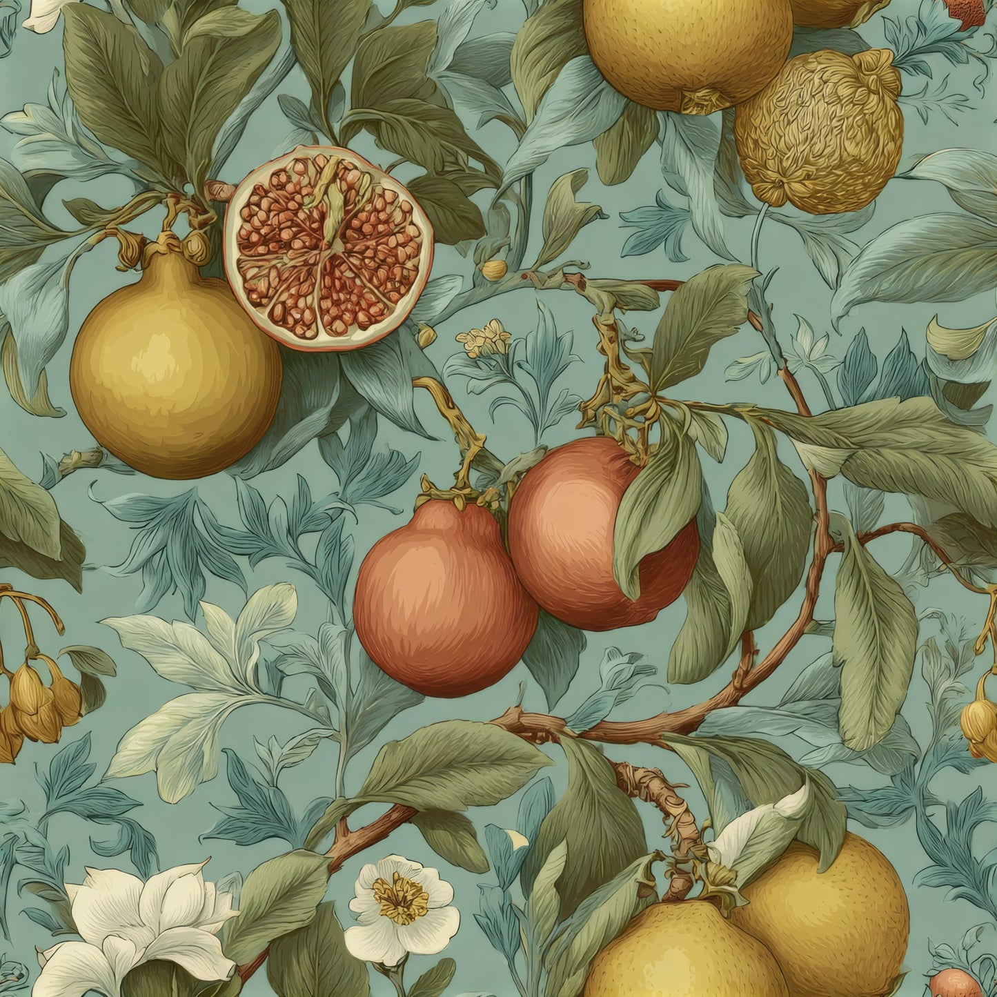 Mottled Citrus Wallpaper