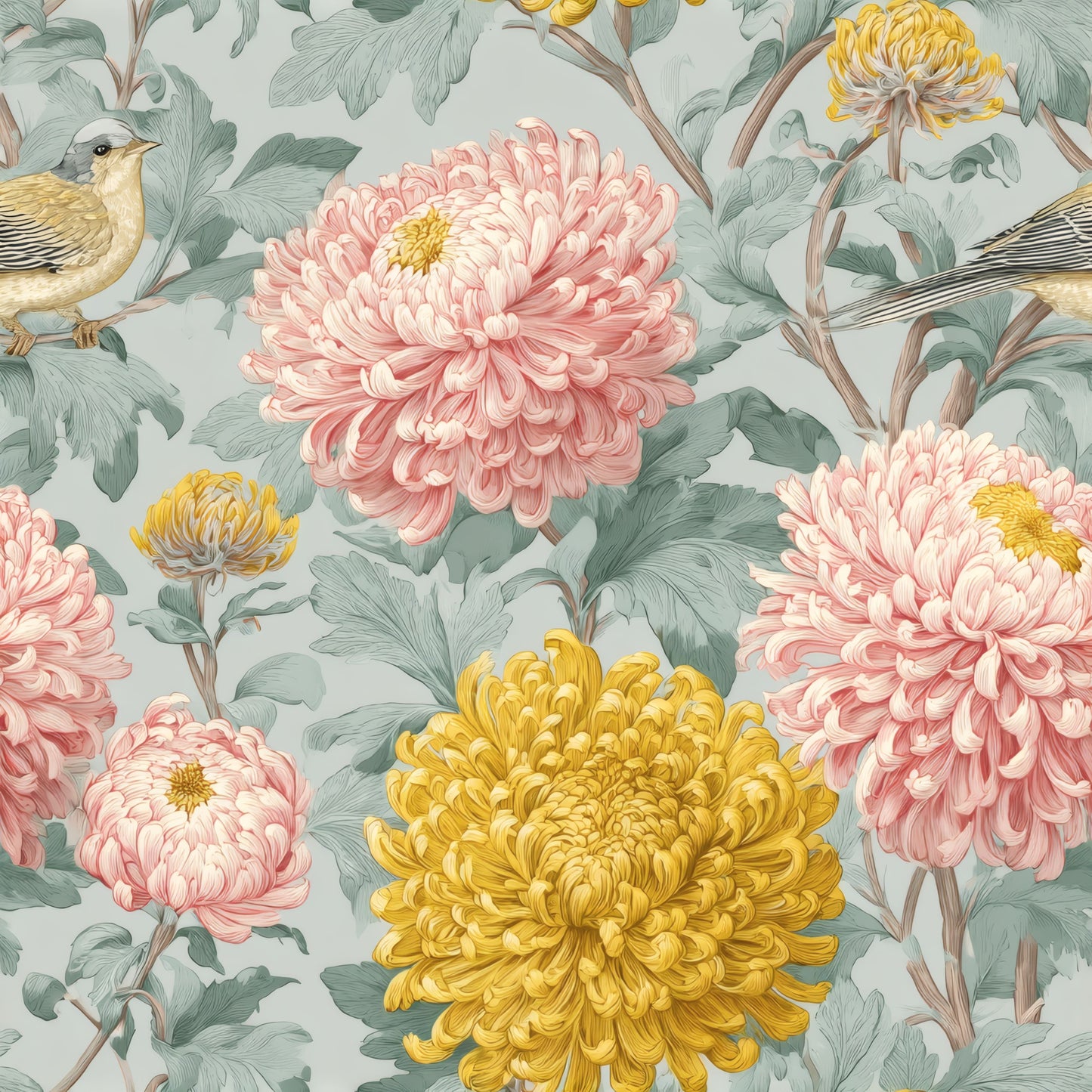 Rosaline Blossom Wallpaper