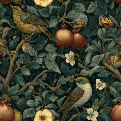 Gothic Pomegranate Wallpaper