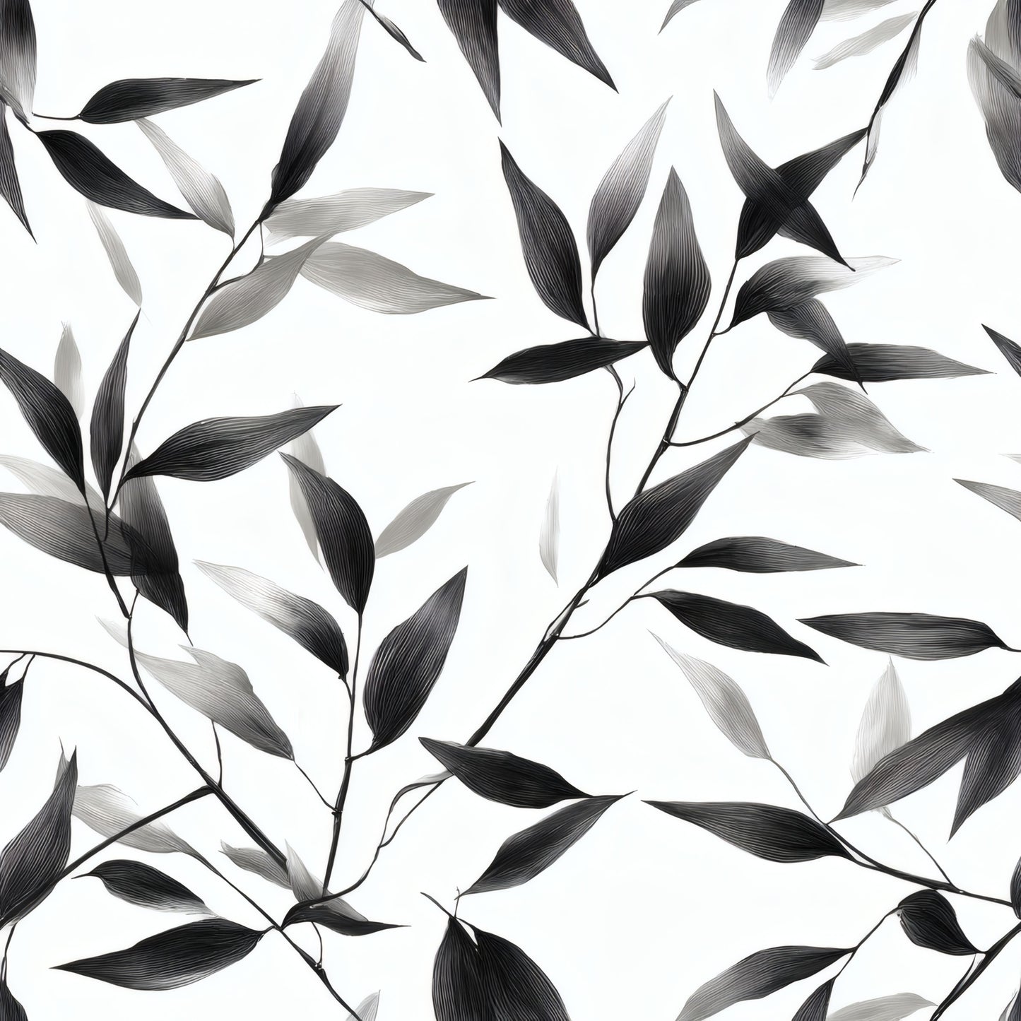 Greyscale Bamboo Wallpaper