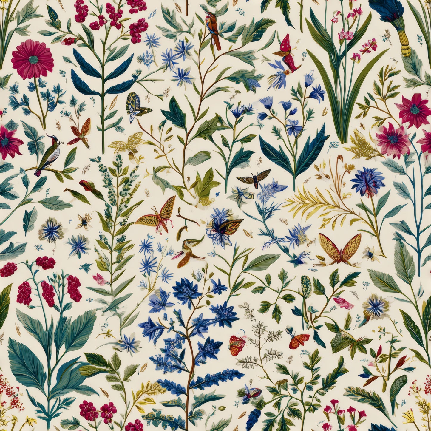 Gothic Botanical Wallpaper