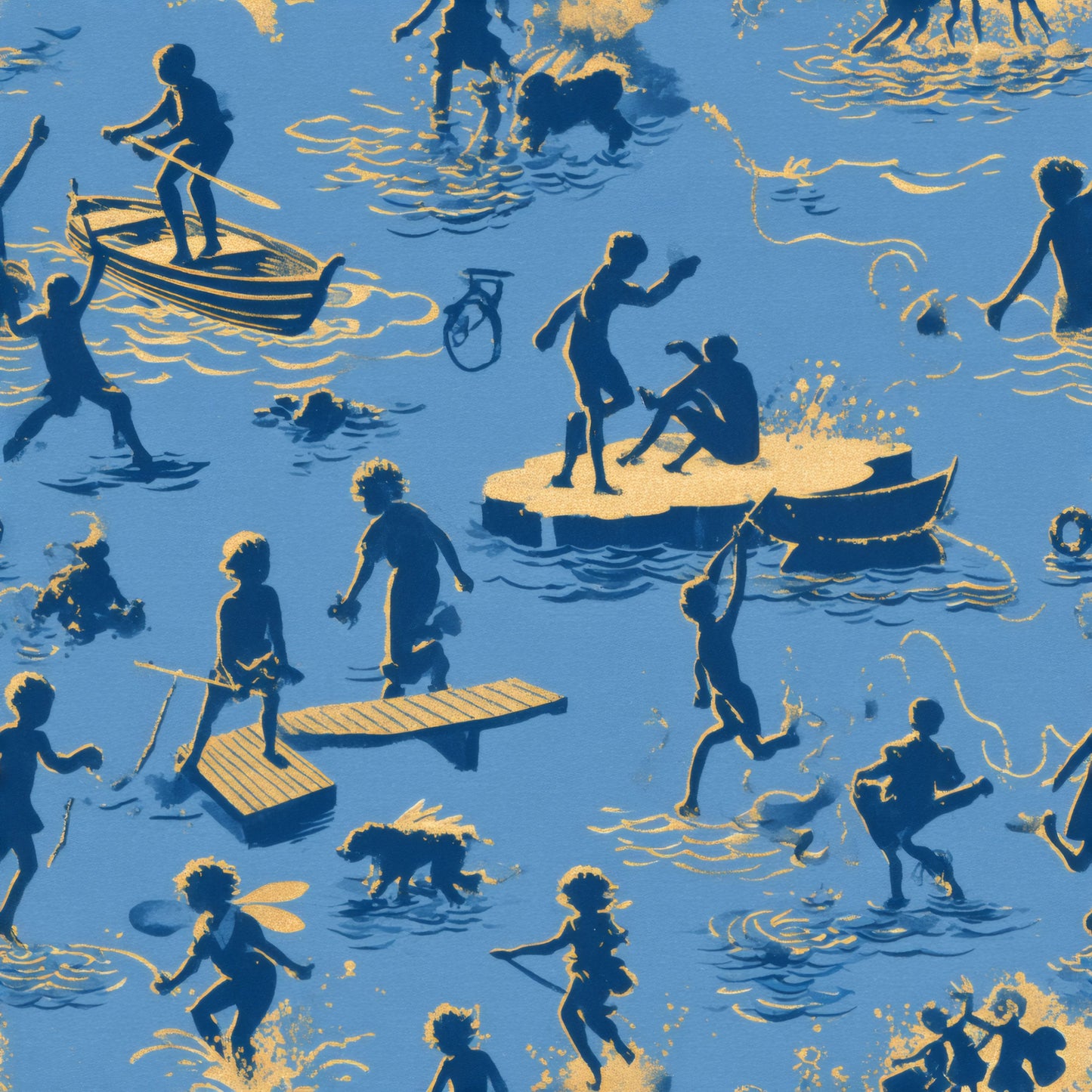 Azure Capers Wallpaper