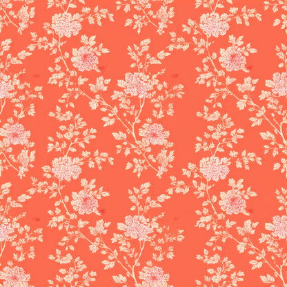 Apricot Chinoiserie Wallpaper
