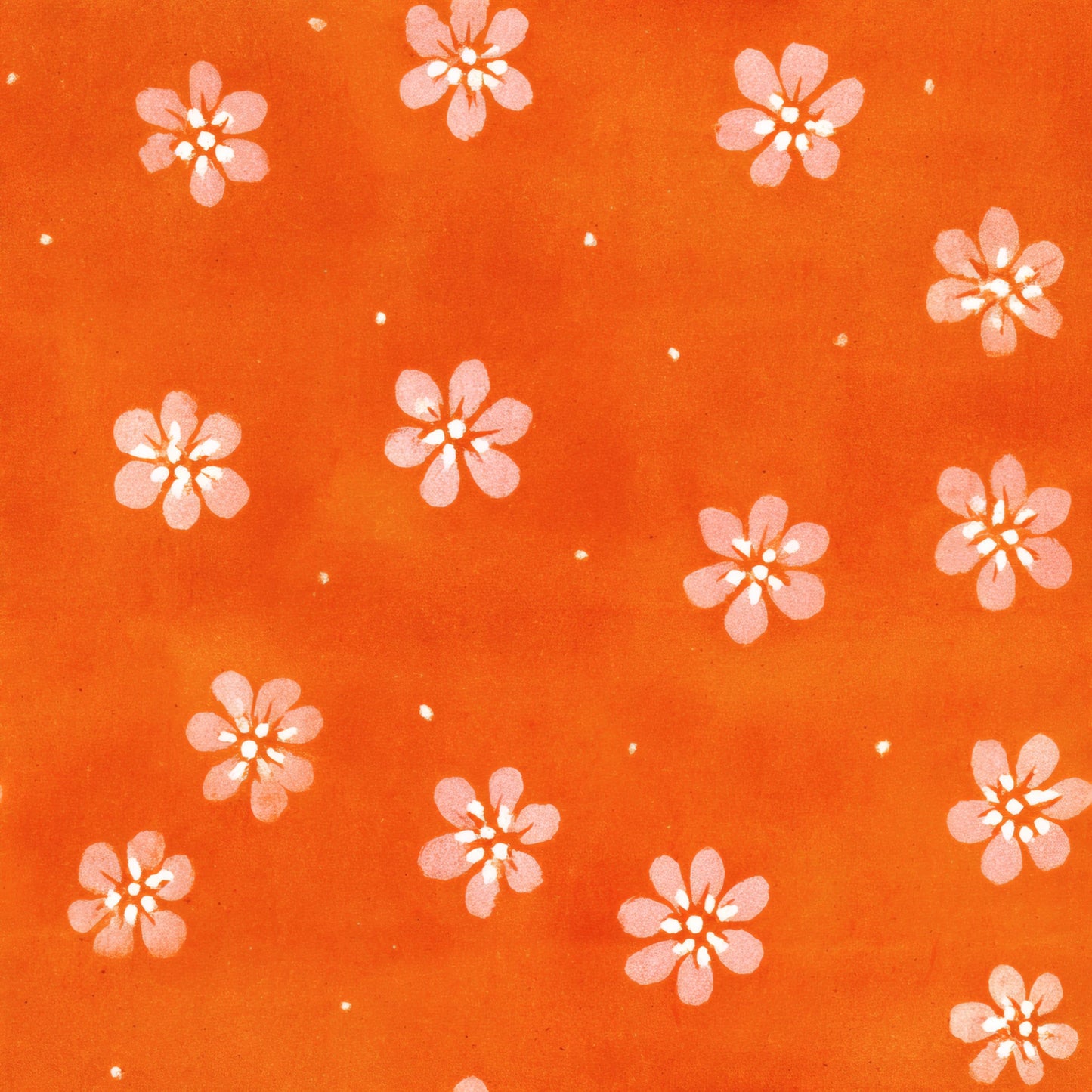 Tangerine Blossom Wallpaper