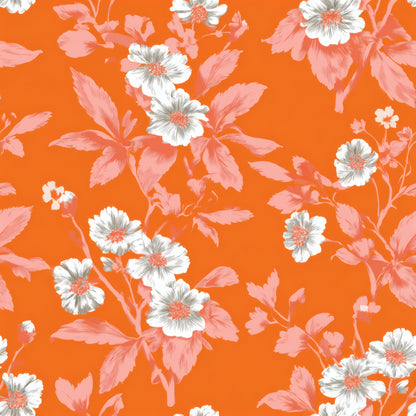 Tangerine Etched Wallpaper