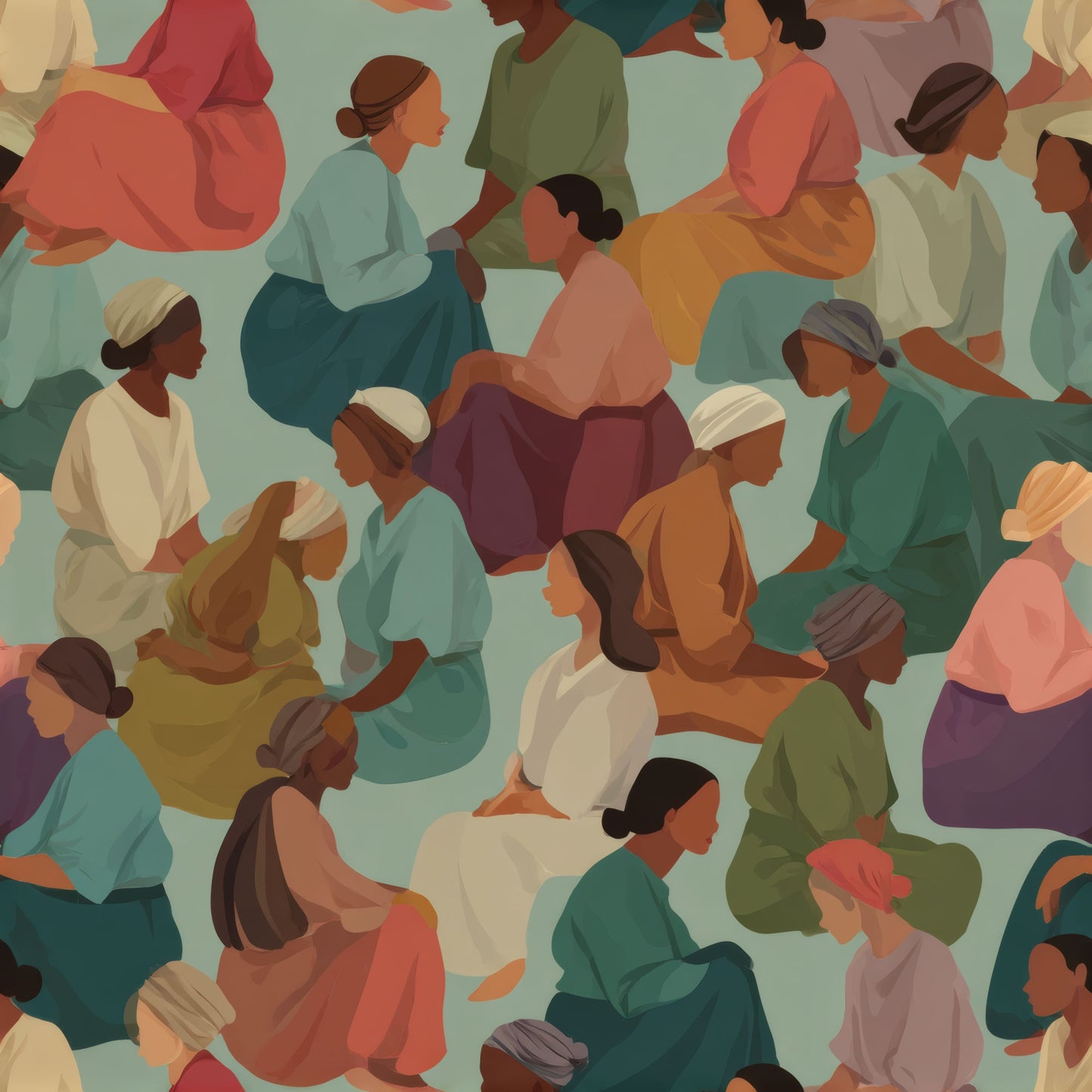 Ethereal Seated Wallpaper