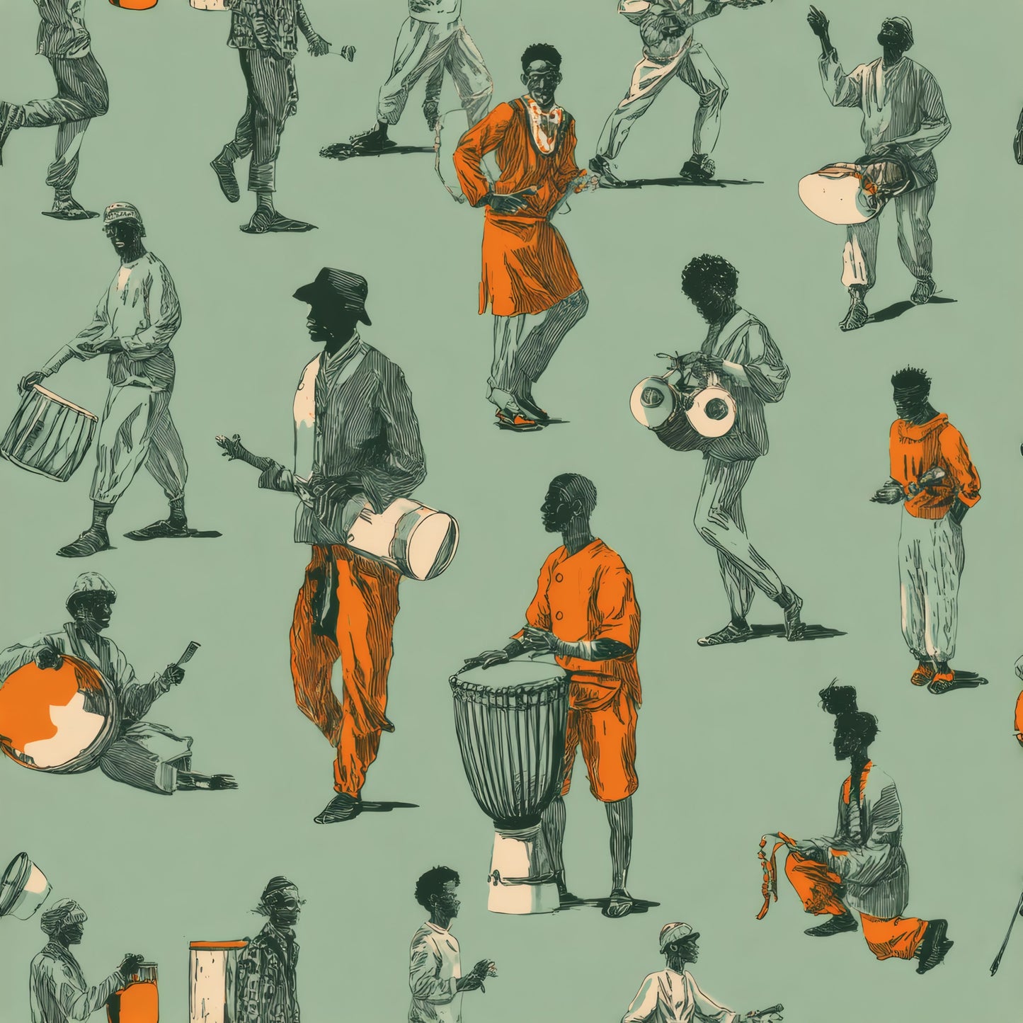 Sketchy Rhythm Wallpaper