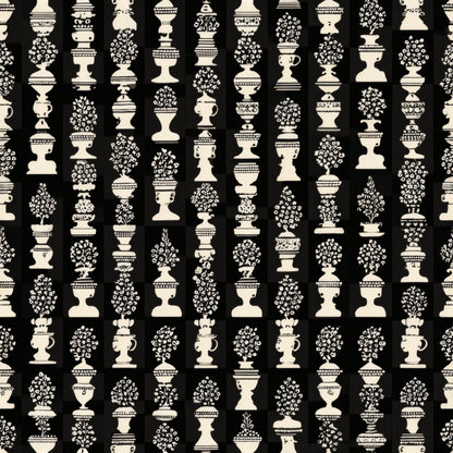Gothic Urns Wallpaper