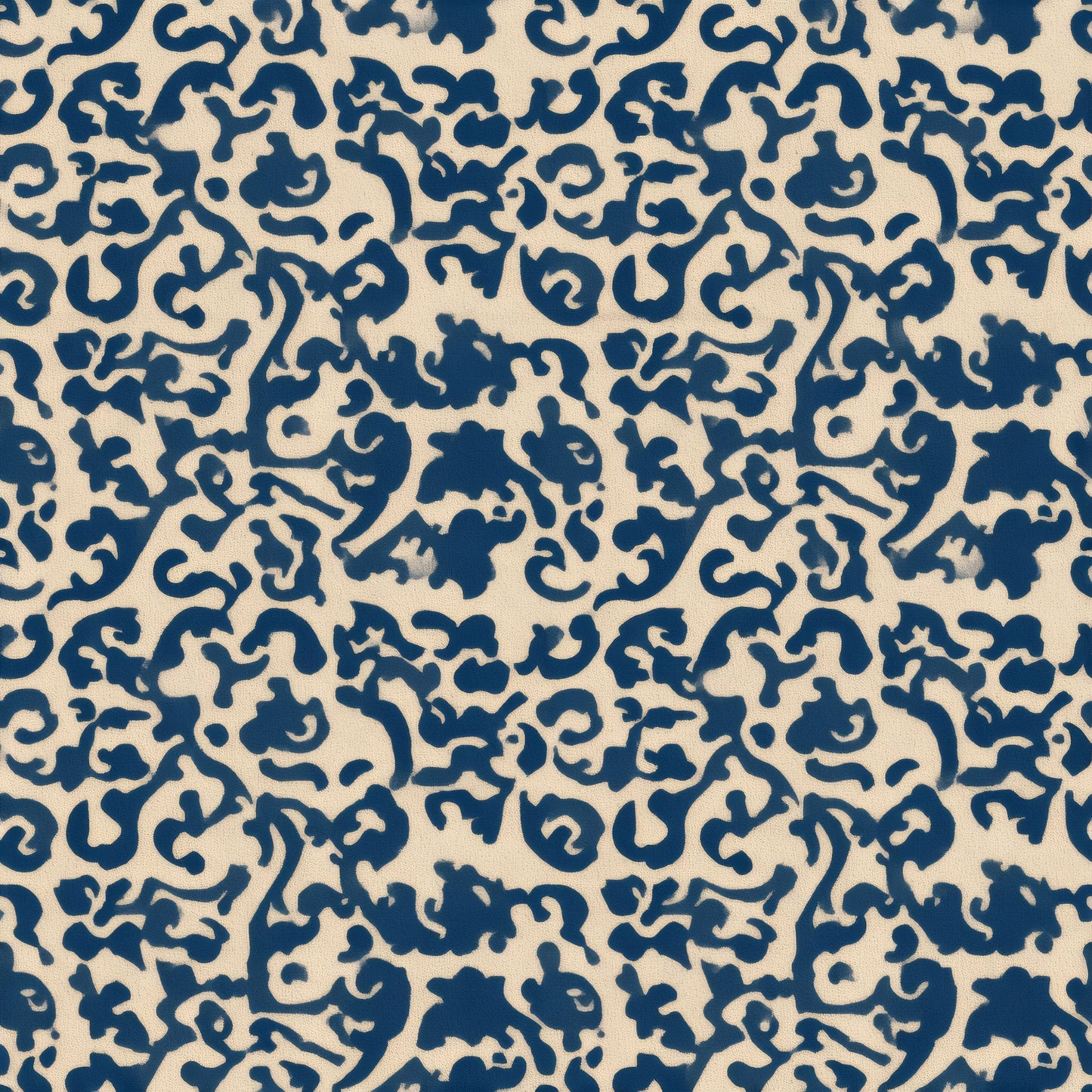 Sapphire Paisley Wallpaper
