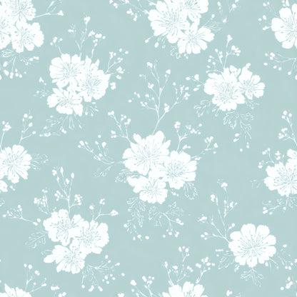 Chalky Flora Wallpaper