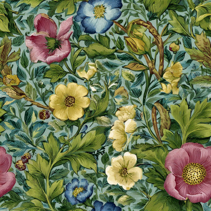 Verdant Rosaline Wallpaper