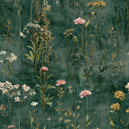 Cracked Verdure Wallpaper