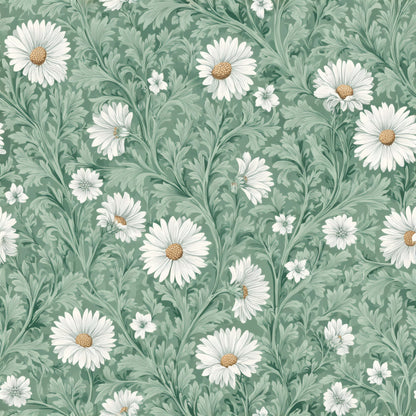 Sage Vintage Wallpaper