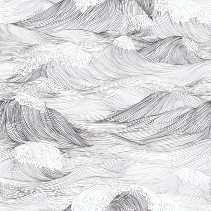 Monochromatic Swells Wallpaper