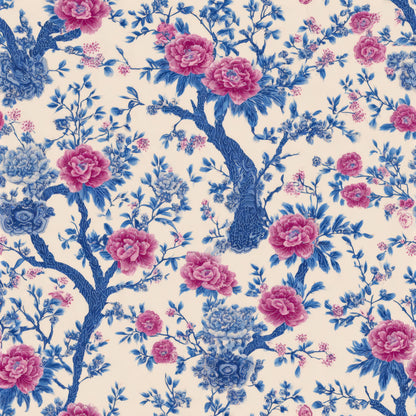 Roseate Porcelain Wallpaper