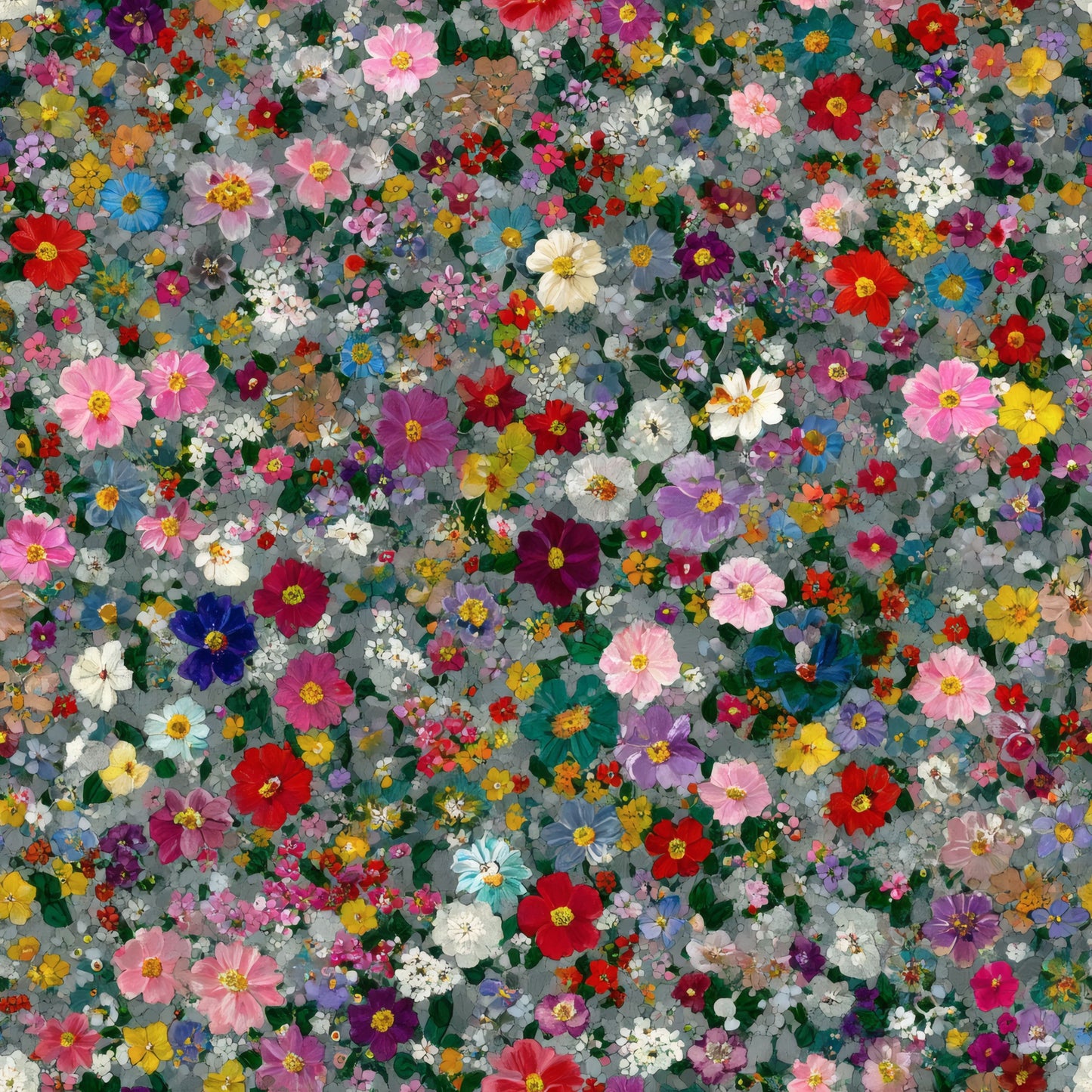 Dappled Posies Wallpaper