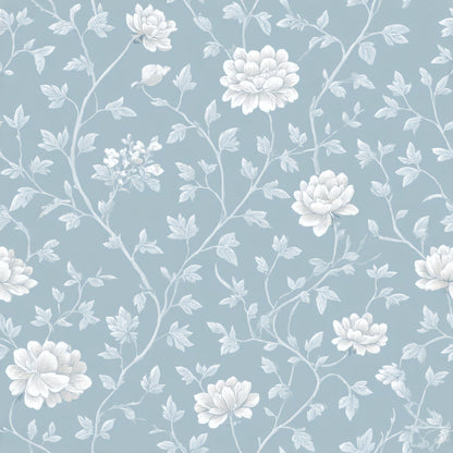 Powdered Peony Wallpaper
