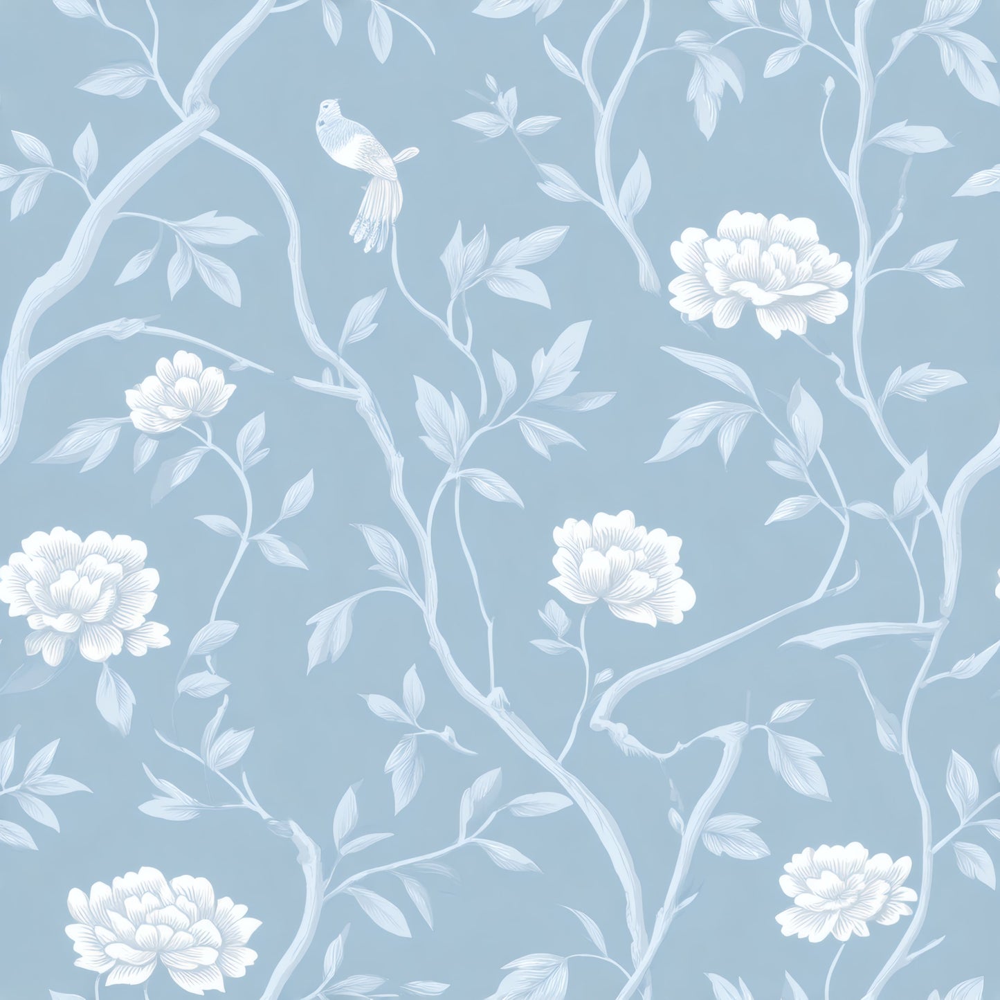 Powder Peony Wallpaper