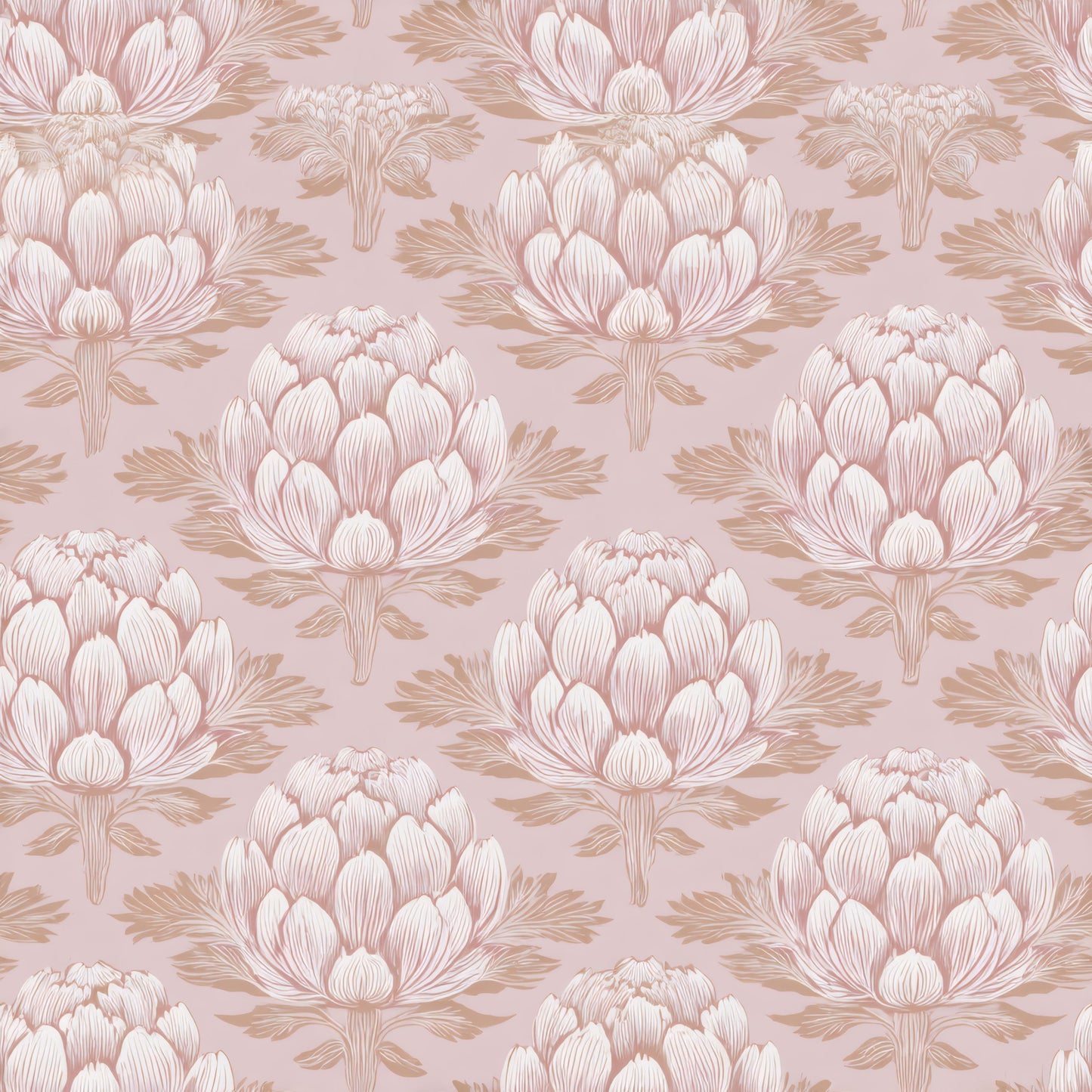 Rosaline Artichoke Wallpaper