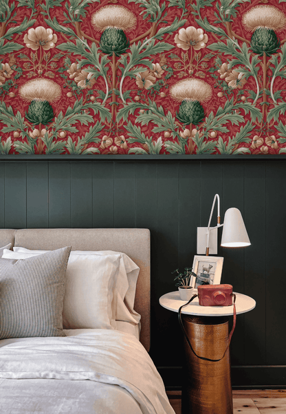 Thistle Elegance Wallpaper