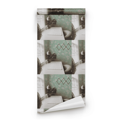 Seafoam Dogwood Wallpaper