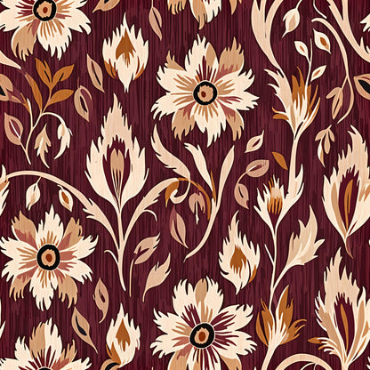 Kaleidoscope Crimson Wallpaper