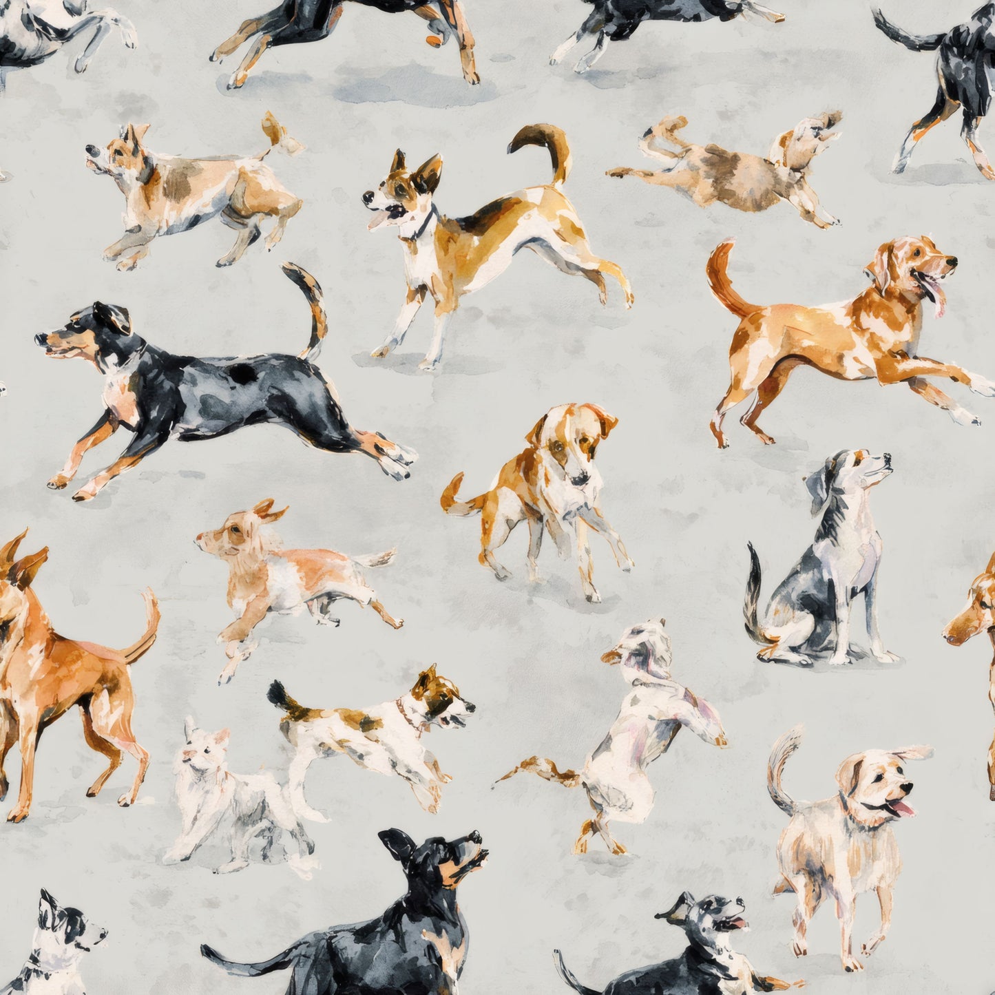 Playful Paws Wallpaper