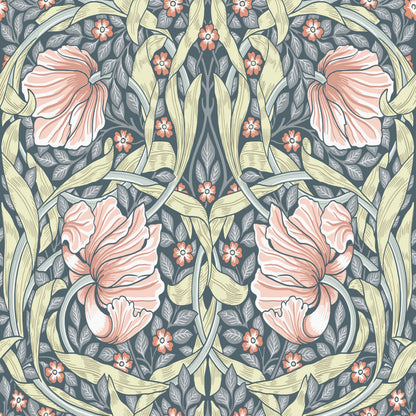 William Morris Pimpernel Pink Wallpaper