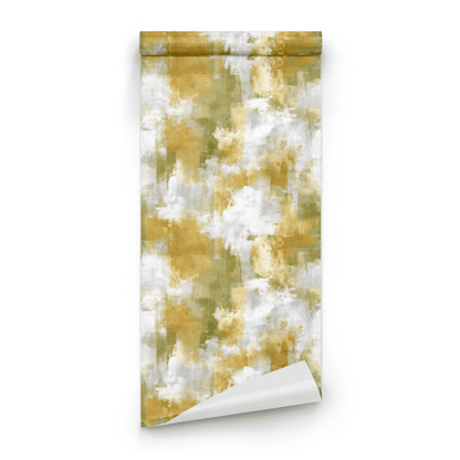 Olive Glimmer Wallpaper