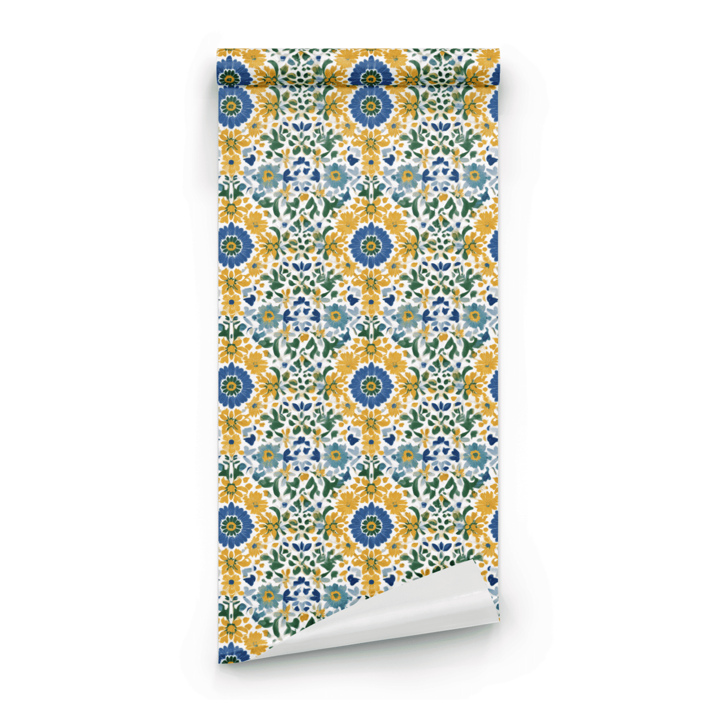 Brushstroke Daisy Wallpaper