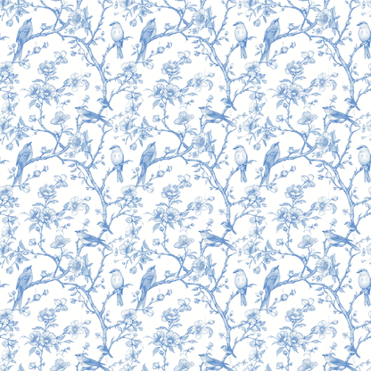 Toile Bluebird Serenade