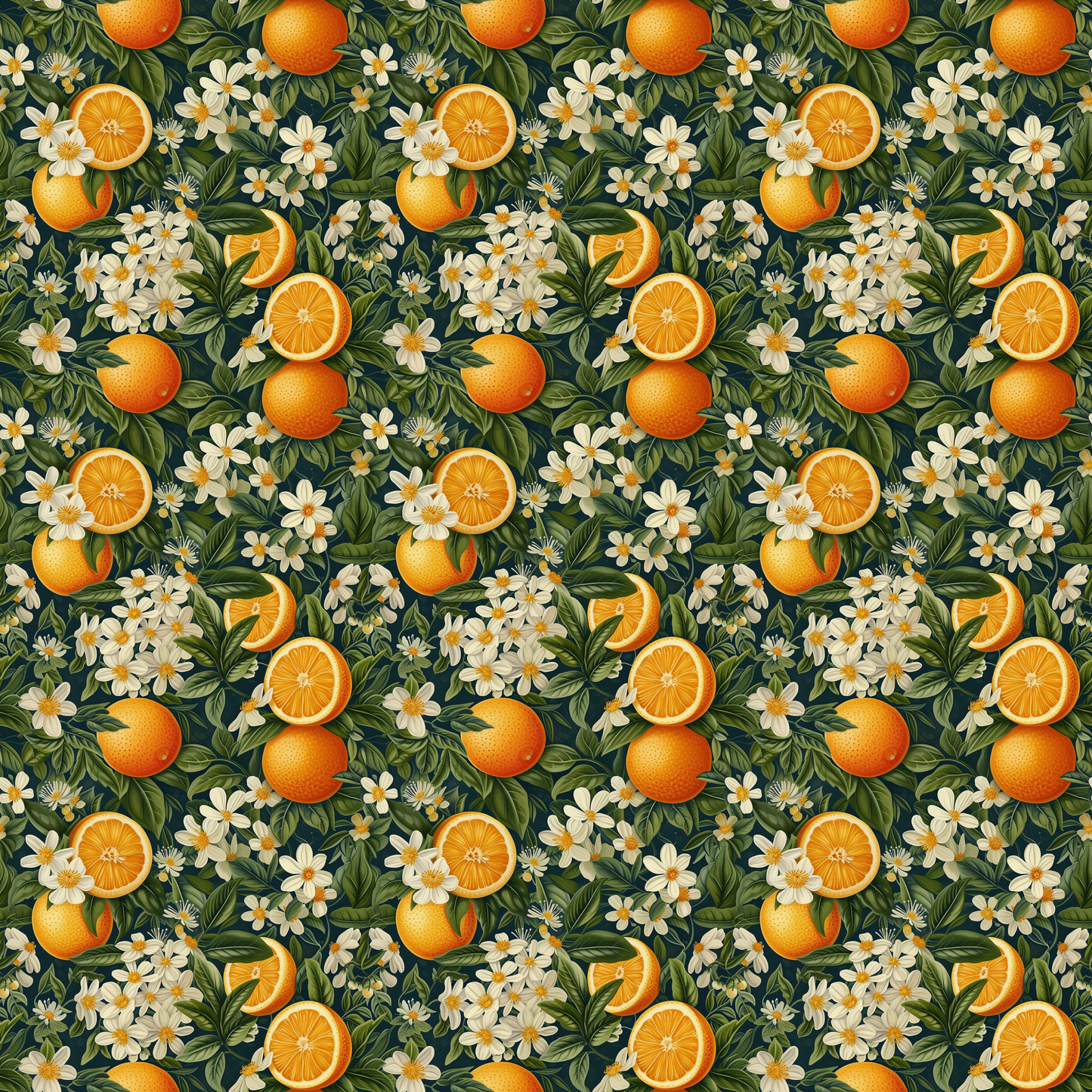 Citrus Bloom Tapestry