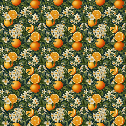 Citrus Bloom Tapestry