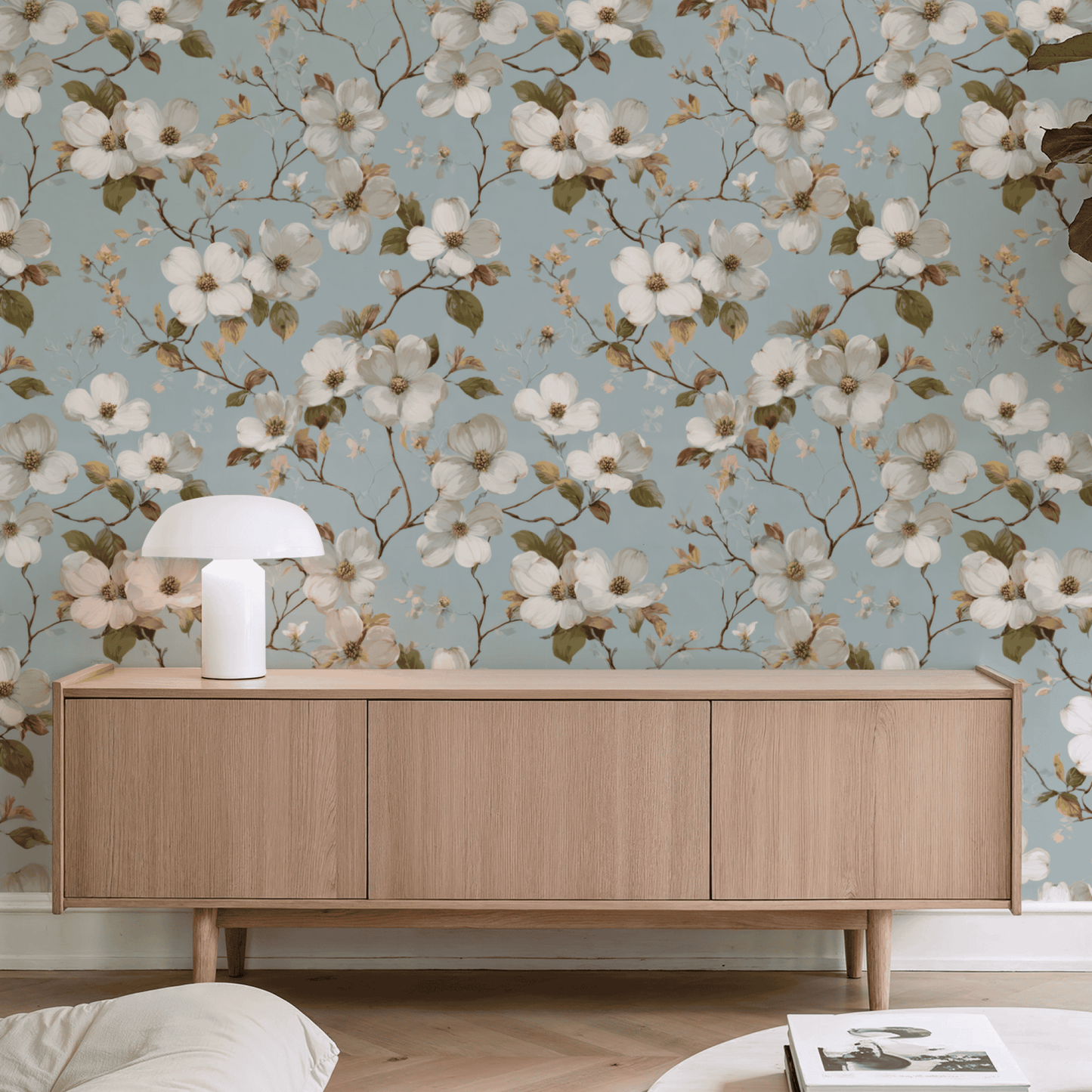 Creamy Dogwood Wallpaper