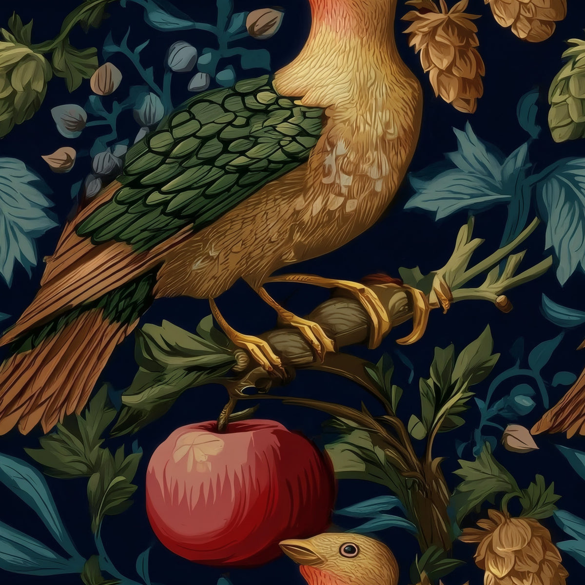 Apple Songbird large scale wallpaper pattern repeat