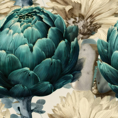 Artichoke Patch large scale wallpaper pattern repeat