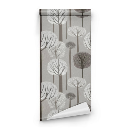 Roll of Ash Woodland large scale wallpaper