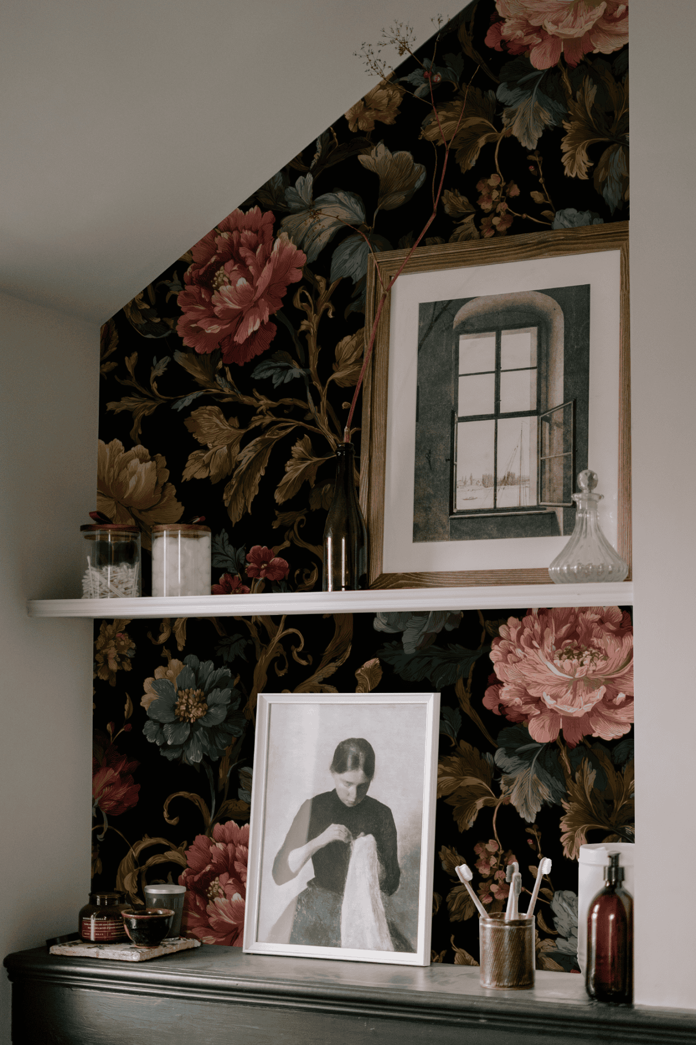 Baroque Blossom Wallpaper