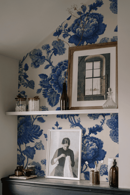 Indigo Blossom Wallpaper