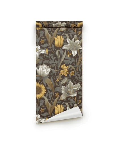 Golden Bloom Wallpaper