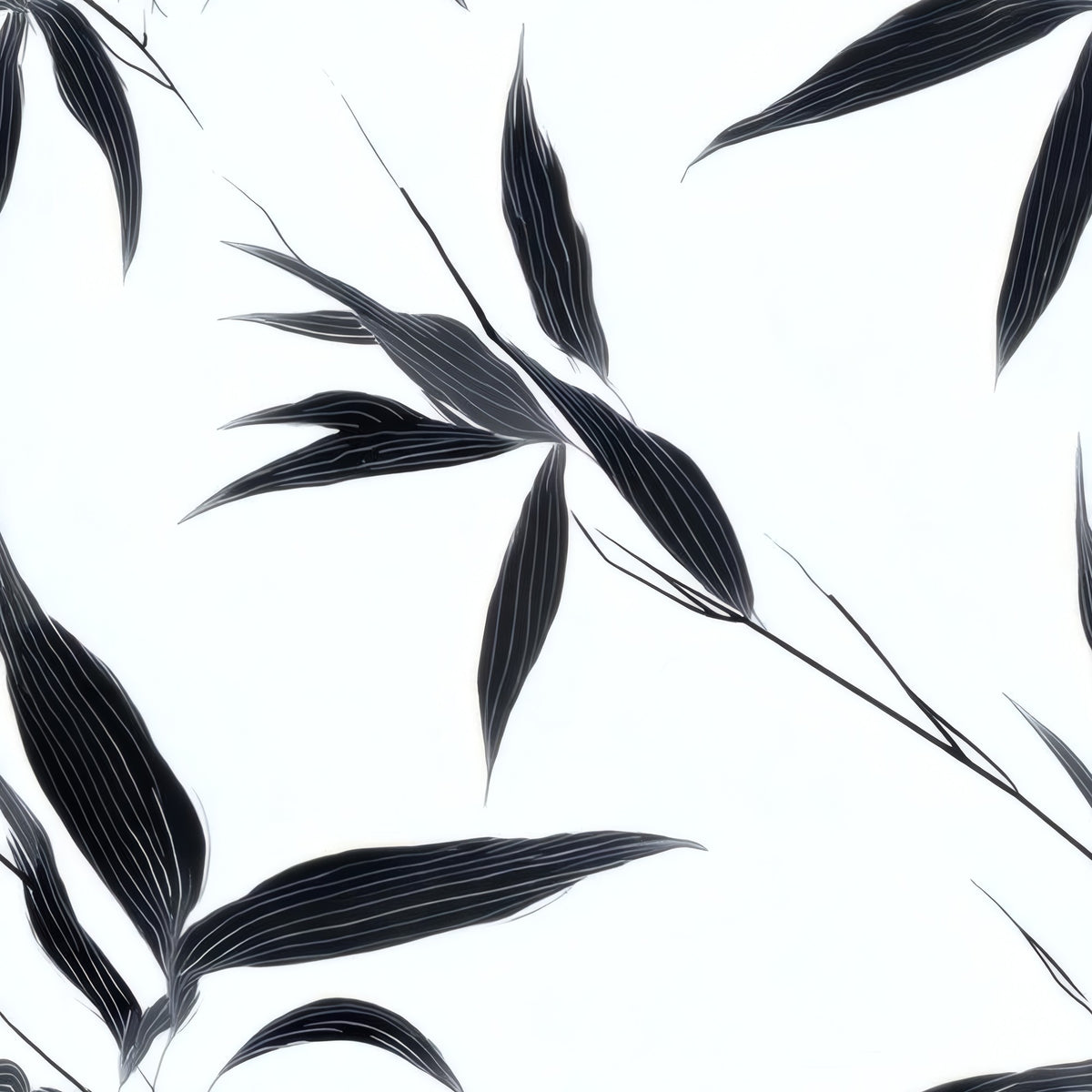Bamboo Leaf large scale wallpaper pattern repeat