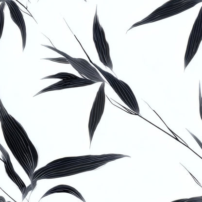 Bamboo Leaf large scale wallpaper pattern repeat