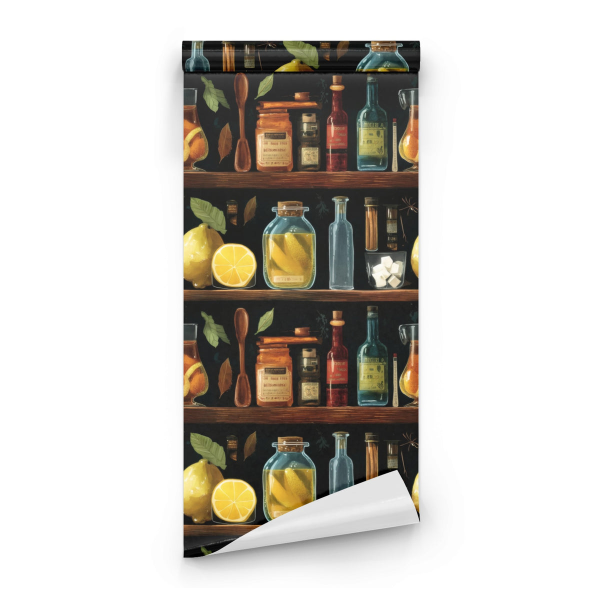 Roll of Bar Shelf large scale wallpaper