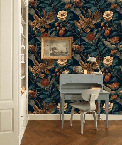 Nocturnal Flora Wallpaper