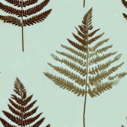 Brown Fern large scale wallpaper pattern repeat