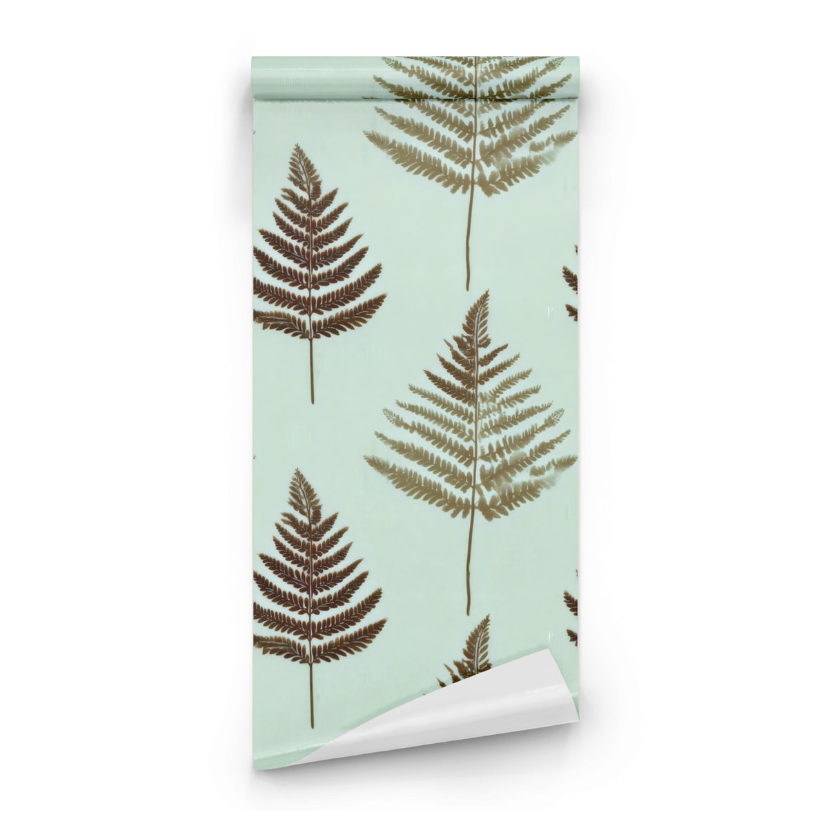 Roll of Brown Fern large scale wallpaper