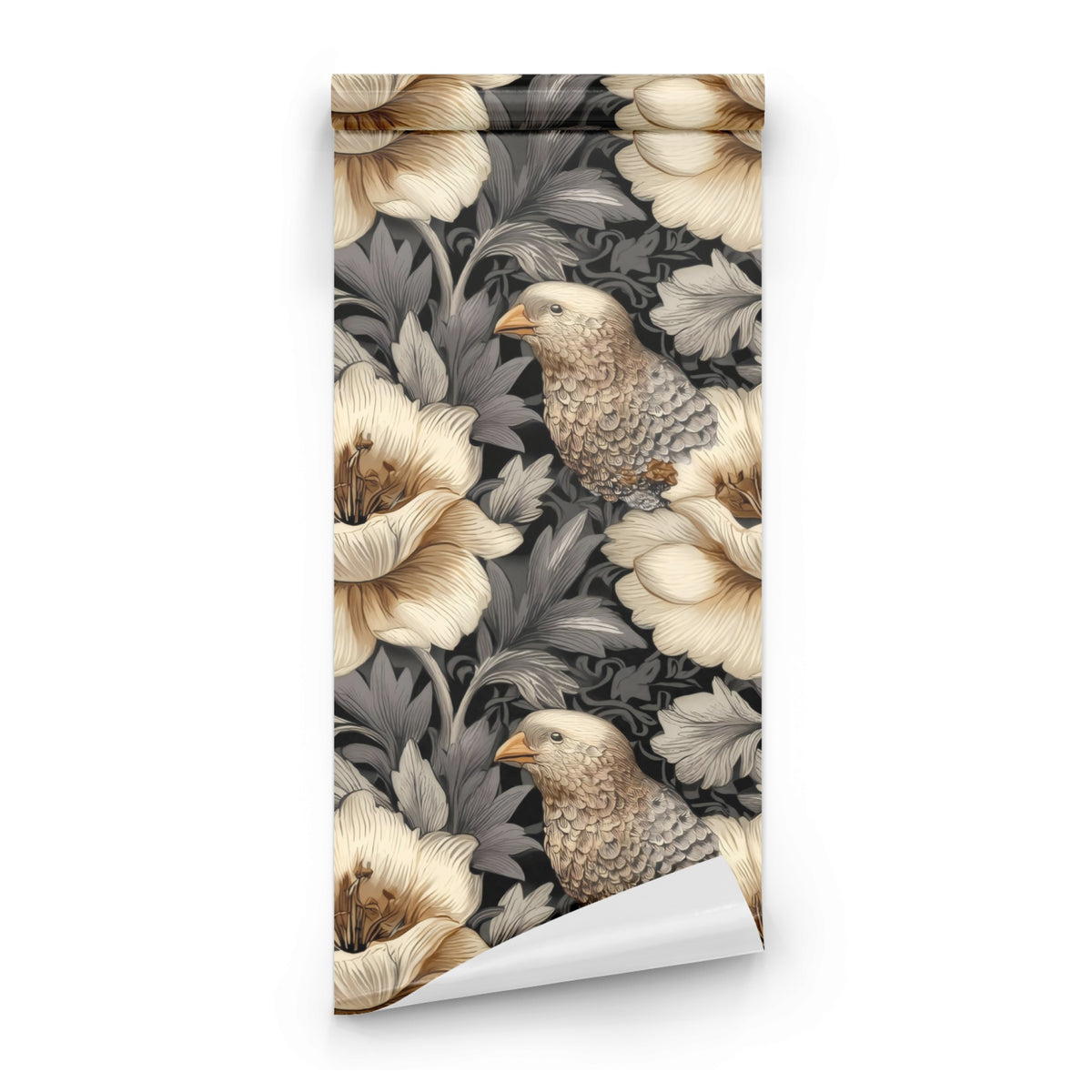 Roll of Charcoal Pigeons large scale wallpaper