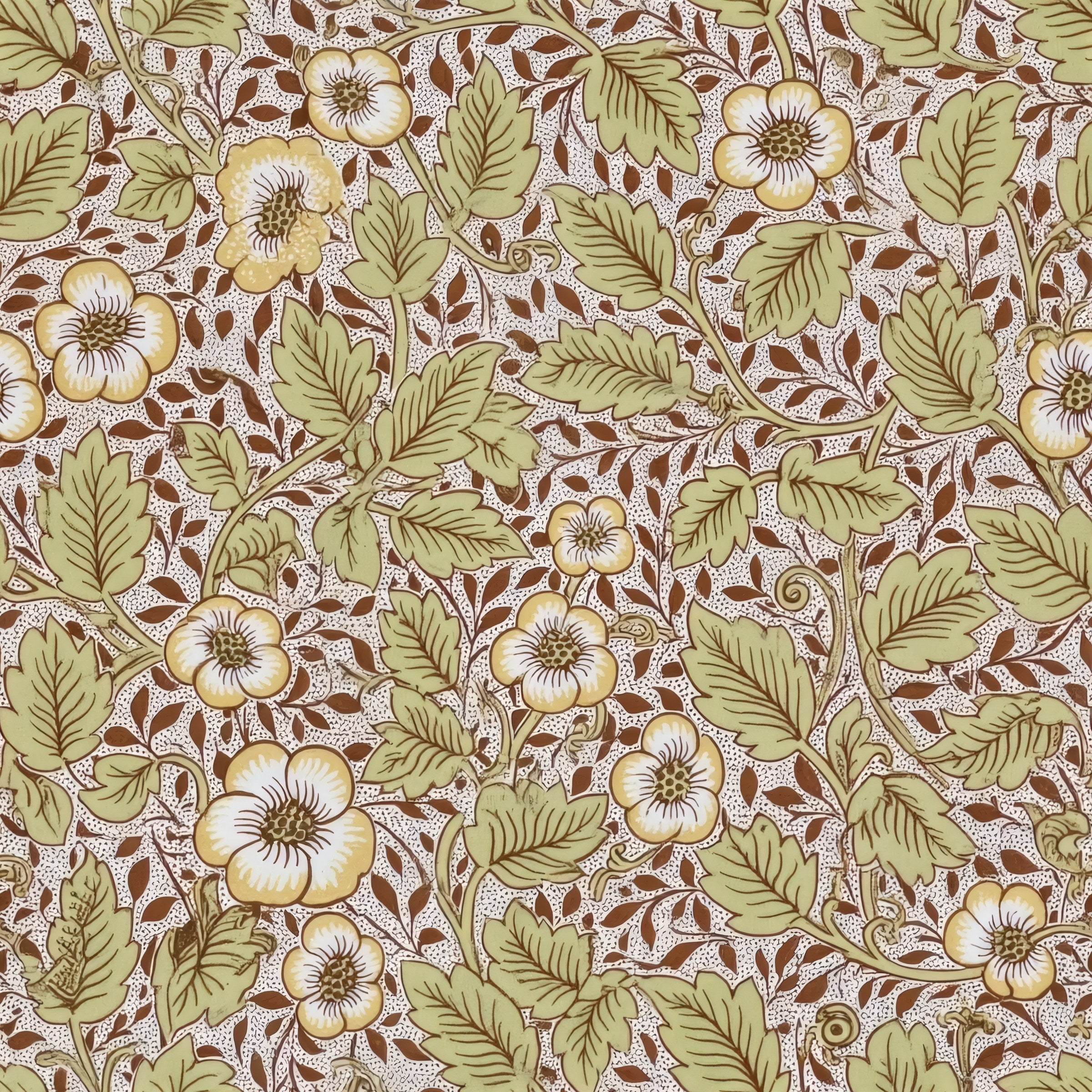 floral wallpaper | William Morris Christchurch Wine