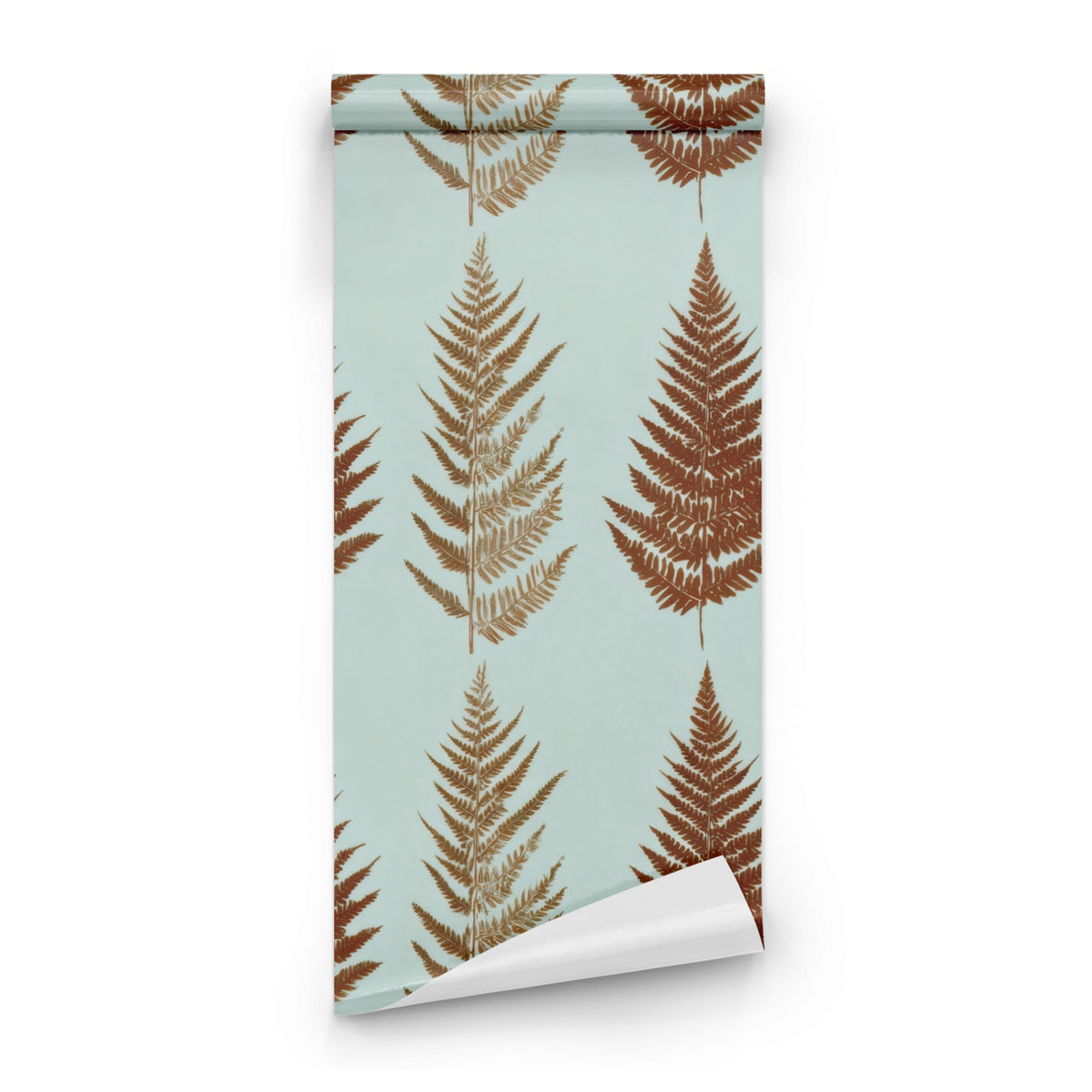 Roll of Copper Fern large scale wallpaper